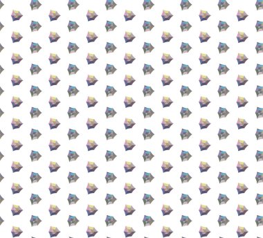 Geometrik şekilli kusursuz desen vektör çizimi