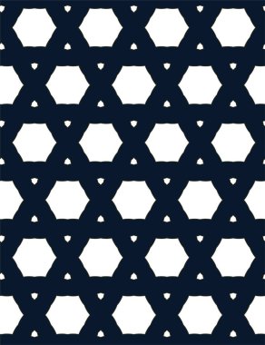 Geometrik şekilli kusursuz desen vektör çizimi