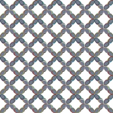 Geometrik soyut dikişsiz desen, vektör illüstrasyonu