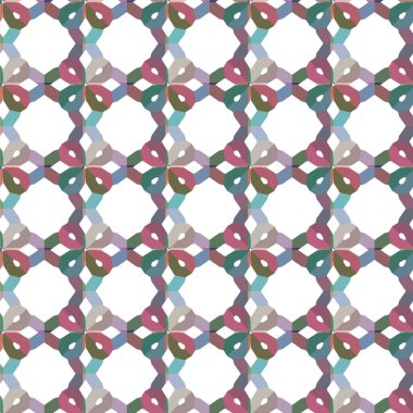 soyut geometrik dikişsiz desen, vektör illüstrasyonu