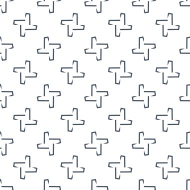 soyut geometrik dikişsiz desen, vektör illüstrasyonu