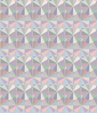 Geometrik soyut dikişsiz desen, vektör illüstrasyonu