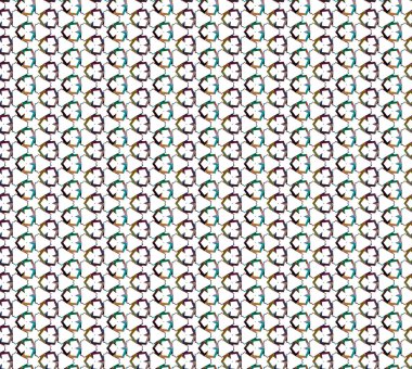 Geometrik şekilli kusursuz desen vektör çizimi