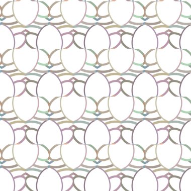 Geometrik şekilli kusursuz desen vektör çizimi  