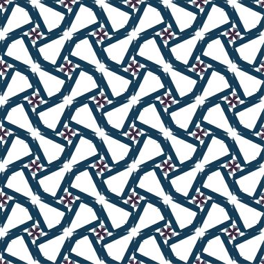 soyut geometrik dikişsiz desen, vektör illüstrasyonu