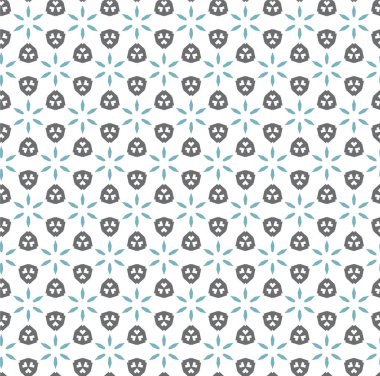 Geometrik şekilli kusursuz desen vektör çizimi