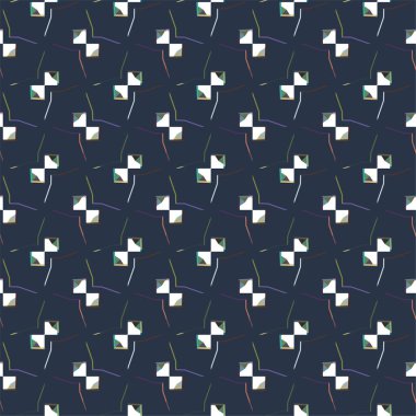 Geometrik süs tarzında soyut arkaplan dokusu. Kusursuz tasarım.