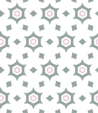 Geometrik şekilli kusursuz desen vektör çizimi
