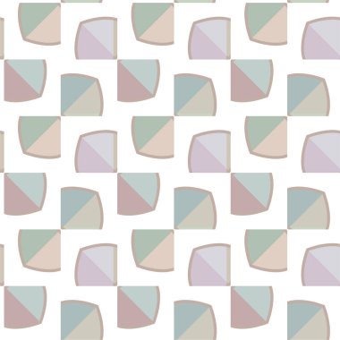 soyut geometrik dikişsiz desen, vektör illüstrasyonu