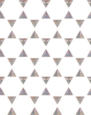 Geometrik soyut dikişsiz desen, vektör illüstrasyonu