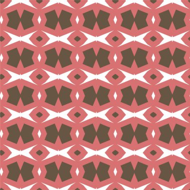 soyut geometrik dikişsiz desen, vektör illüstrasyonu