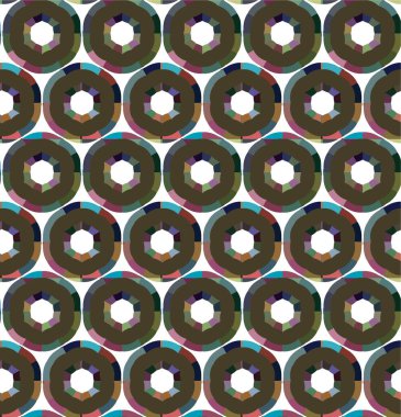 soyut geometrik dikişsiz desen, vektör illüstrasyonu