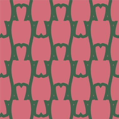 Geometrik şekilli kusursuz desen vektör çizimi  