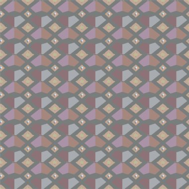 Geometrik şekilli kusursuz desen vektör çizimi