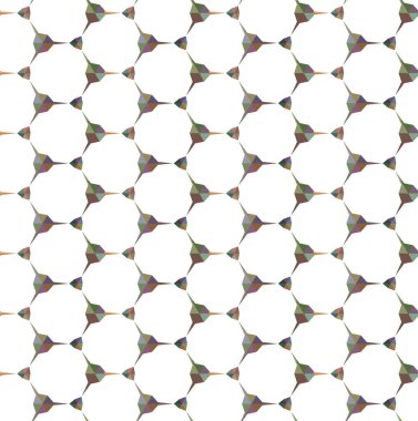 Geometrik soyut dikişsiz desen, vektör illüstrasyonu