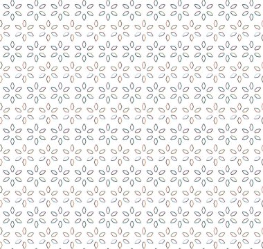 Geometrik soyut dikişsiz desen, vektör illüstrasyonu