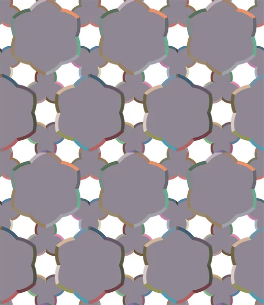 抽象的な幾何学的なシームレスなパターン — ストックベクタ