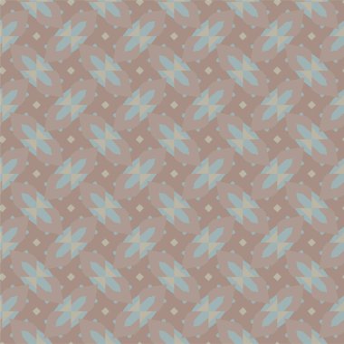 Geometrik şekilli kusursuz desen vektör çizimi