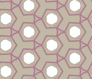 soyut geometrik dikişsiz desen, vektör illüstrasyonu