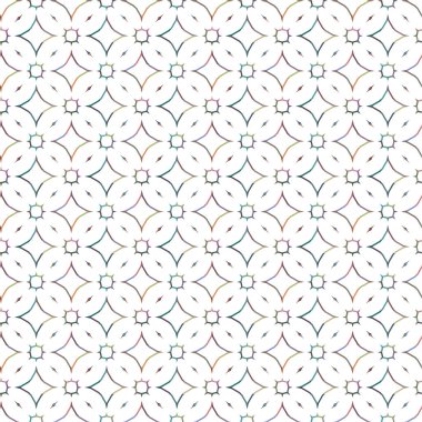 soyut geometrik dikişsiz desen, vektör illüstrasyonu