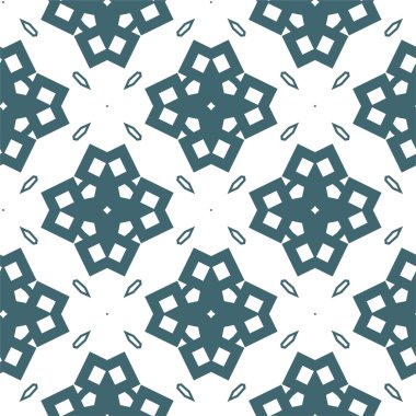 Geometrik şekilli kusursuz desen vektör çizimi 