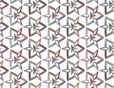 soyut geometrik dikişsiz desen, vektör illüstrasyonu 