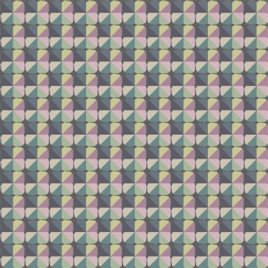 Geometrik şekilli kusursuz desen vektör çizimi  