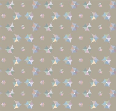 Geometrik şekilli kusursuz desen vektör çizimi    