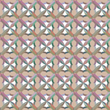 soyut geometrik dikişsiz desen, vektör illüstrasyonu