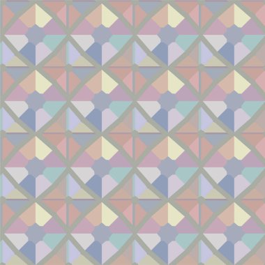 soyut geometrik dikişsiz desen, vektör illüstrasyonu
