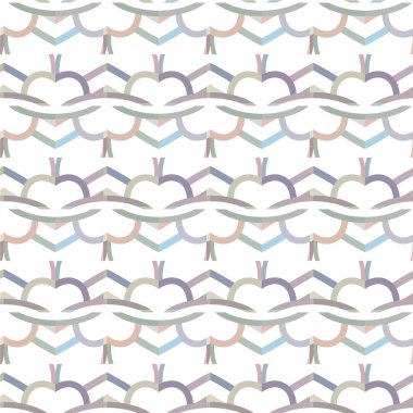 Geometrik soyut dikişsiz desen, vektör illüstrasyonu