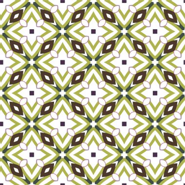 Geometrik soyut dikişsiz desen, vektör illüstrasyonu