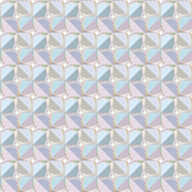 Geometrik şekilli kusursuz desen vektör çizimi