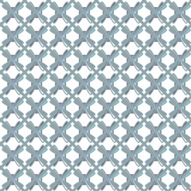 soyut geometrik dikişsiz desen, vektör illüstrasyonu