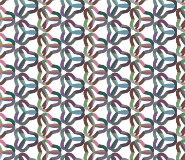 soyut geometrik dikişsiz desen, vektör illüstrasyonu