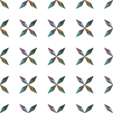 soyut geometrik dikişsiz desen, vektör illüstrasyonu