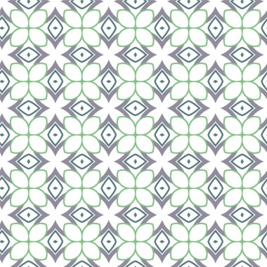 Geometrik soyut dikişsiz desen, vektör illüstrasyonu