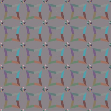 soyut geometrik dikişsiz desen, vektör illüstrasyonu