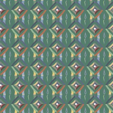 soyut geometrik dikişsiz desen, vektör illüstrasyonu