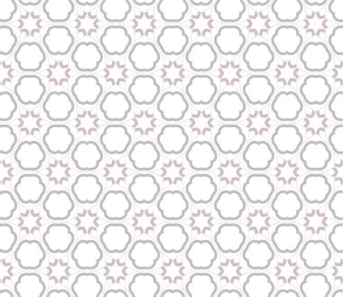 Geometrik soyut dikişsiz desen, vektör illüstrasyonu