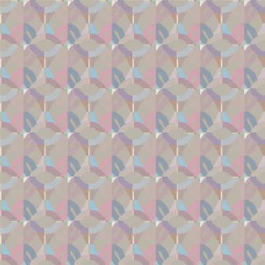 Geometrik şekilli kusursuz desen vektör çizimi