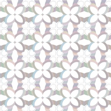 soyut geometrik dikişsiz desen, vektör illüstrasyonu