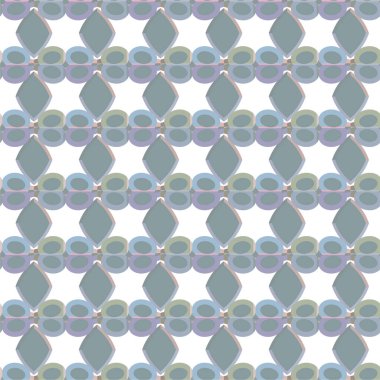 Geometrik soyut dikişsiz desen, vektör illüstrasyonu