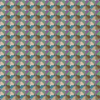 soyut geometrik dikişsiz desen, vektör illüstrasyonu