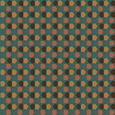 soyut geometrik dikişsiz desen, vektör illüstrasyonu 