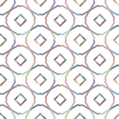 soyut geometrik dikişsiz desen, vektör illüstrasyonu