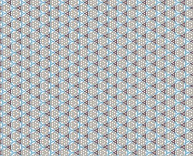 Geometrik soyut dikişsiz desen, vektör illüstrasyonu