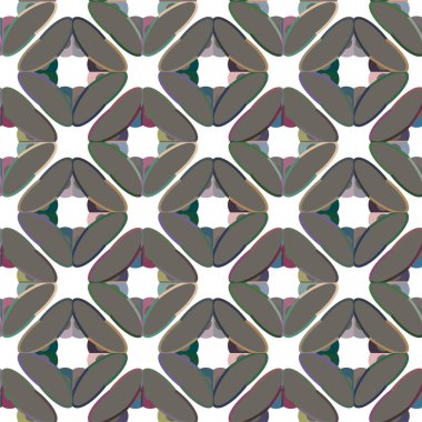 Geometrik şekilli kusursuz desen vektör çizimi