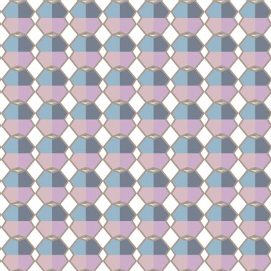 soyut geometrik dikişsiz desen, vektör illüstrasyonu