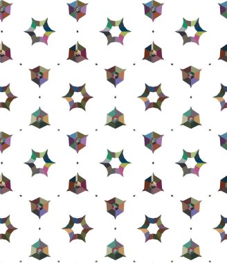 soyut geometrik dikişsiz desen, vektör illüstrasyonu